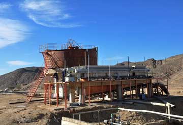 为该选厂设计的尾矿干排设备——板框压滤机和浓密机 为该选厂设计的尾矿干排设备——板框压滤机和浓密机