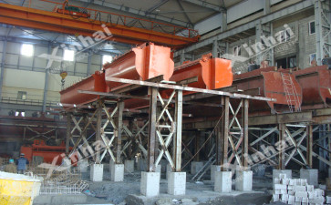 工作中的浮选机