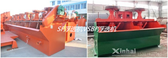 BF浮选机与SF浮选机