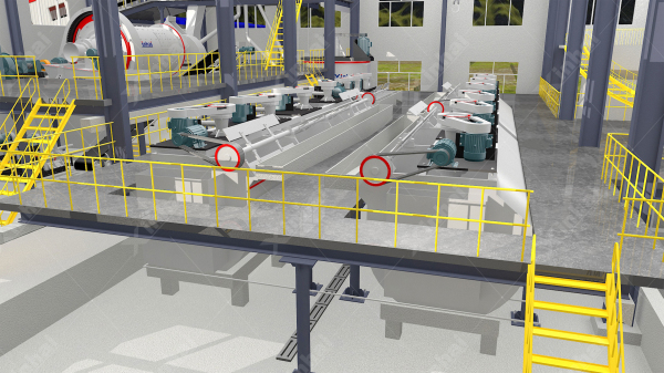 氧化铜矿浮选厂3d效果图